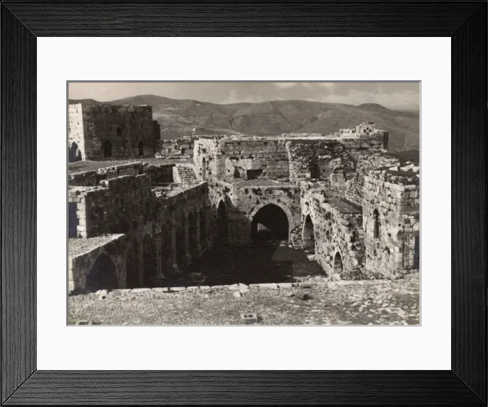Framed Print : The Cloisters at Krak des Chevaliers Framed Print : The Cloisters at Krak des Chevaliers
