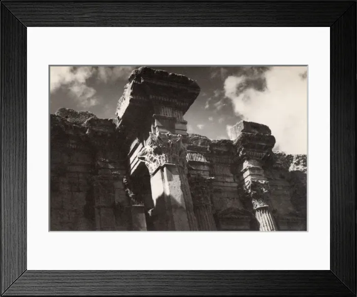 Framed Print : Interior of the Temple of Bacchus at Baalbek, Lebanon Framed Print : Interior of the Temple of Bacchus at Baalbek, Lebanon