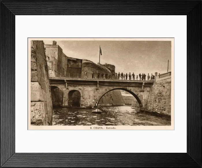 Framed Print : The Spanish enclave of Ceuta on the Moroccan Coast Framed Print : The Spanish enclave of Ceuta on the Moroccan Coast