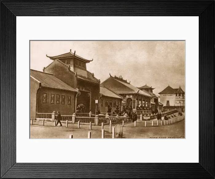 Framed Print : British Empire Exhibition, Wembley - Hong Kong Pavilion Framed Print : British Empire Exhibition, Wembley - Hong Kong Pavilion