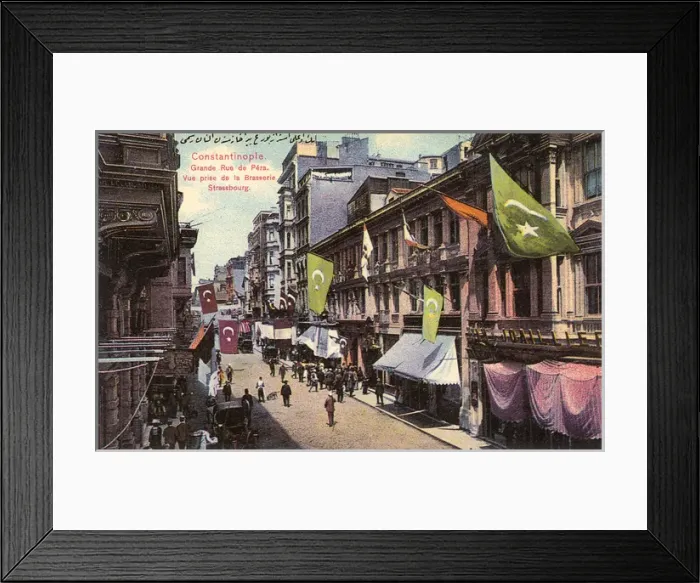 Framed Print : Grand Street in Pera, Istanbul Framed Print : Grand Street in Pera, Istanbul