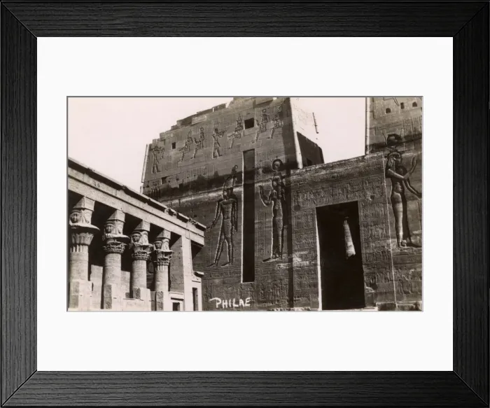 Framed Print : The Temple of Philae, Nile, Egypt Framed Print : The Temple of Philae, Nile, Egypt