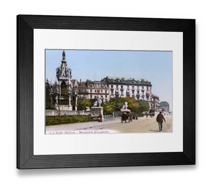Framed Print : Brunswick Monument, Geneva, Switzerland Framed Print : Brunswick Monument, Geneva, Switzerland