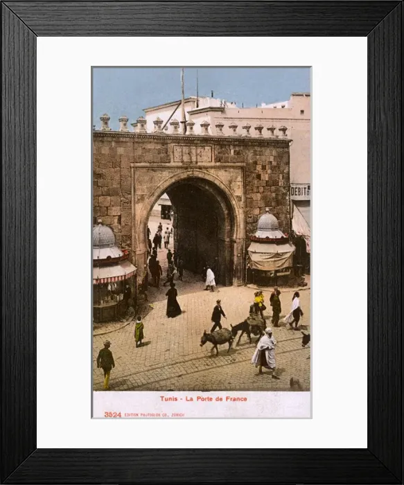 Framed Print : La Porte de France - Tunis, Tunisia Framed Print : La Porte de France - Tunis, Tunisia