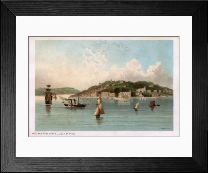Framed Print : East and West Cowes, Isle of Wight Framed Print : East and West Cowes, Isle of Wight