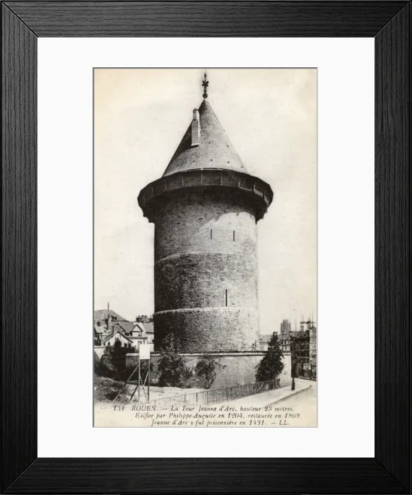 Framed Print : Tower of Joan of Arc - Rouen, France Framed Print : Tower of Joan of Arc - Rouen, France