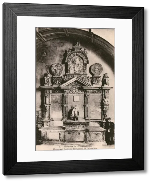 Framed Print : Lichtenberg, Funerary Monument to the Comtes de Lichtenberg Framed Print : Lichtenberg, Funerary Monument to the Comtes de Lichtenberg