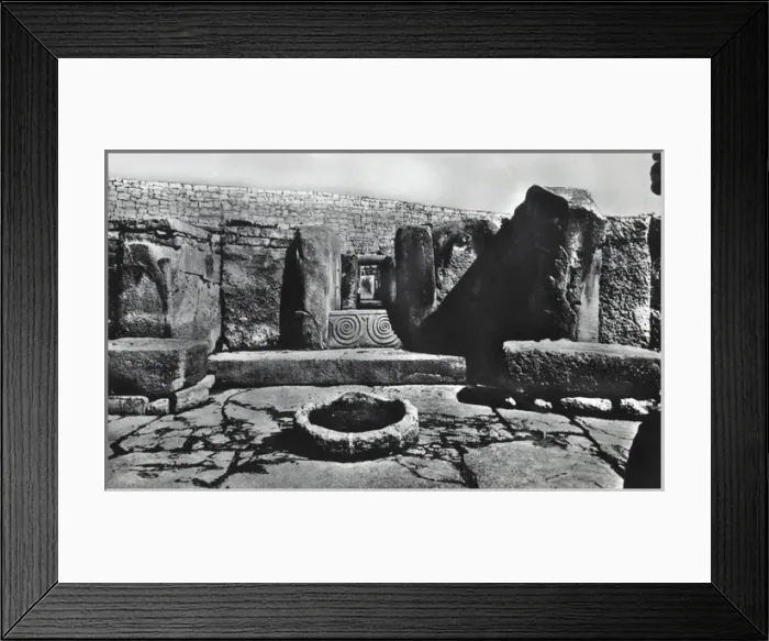 Framed Print : Neolithic Temple of Tarxien - Malta Framed Print : Neolithic Temple of Tarxien - Malta
