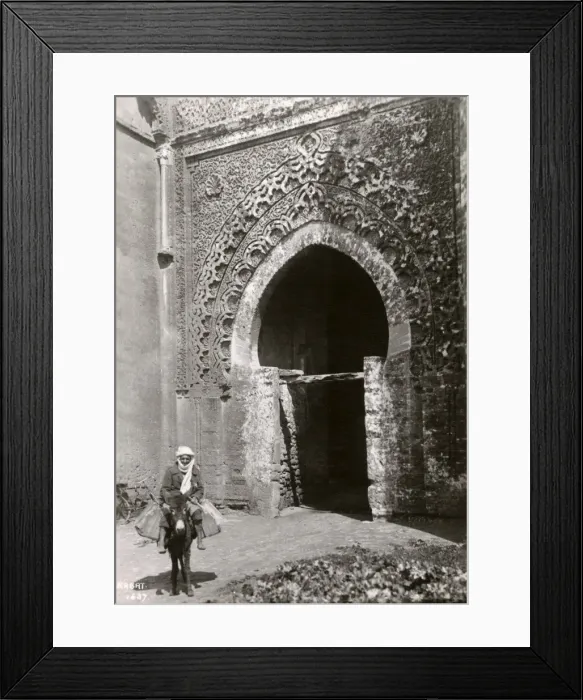 Framed Print : Morocco, North West Africa - Decorated Archway - Rabat Framed Print : Morocco, North West Africa - Decorated Archway - Rabat
