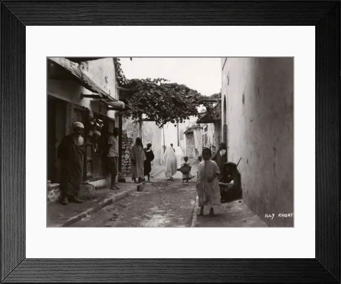 Framed Print : Morocco, North West Africa - Street Scene, Rabat Framed Print : Morocco, North West Africa - Street Scene, Rabat