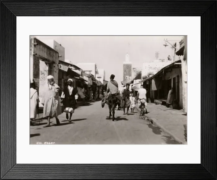 Framed Print : Morocco, North West Africa - Street Scene, Rabat Framed Print : Morocco, North West Africa - Street Scene, Rabat