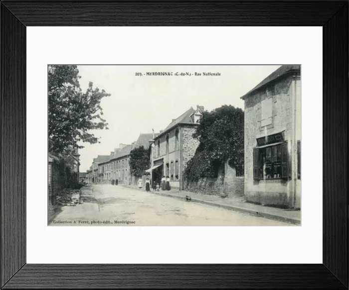 Framed Print : Merdrignac, France (C-d Armor department) Rue Nationale Merdrignac, France (C Framed Print : Merdrignac, France (C-d Armor department) Rue Nationale Merdrignac, France (C