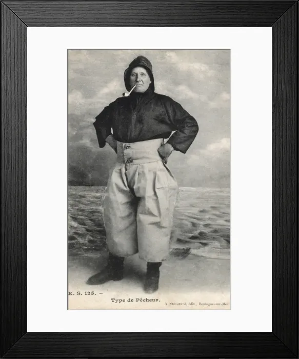 Framed Print : French Fisherman - Pas-de-Calais Framed Print : French Fisherman - Pas-de-Calais