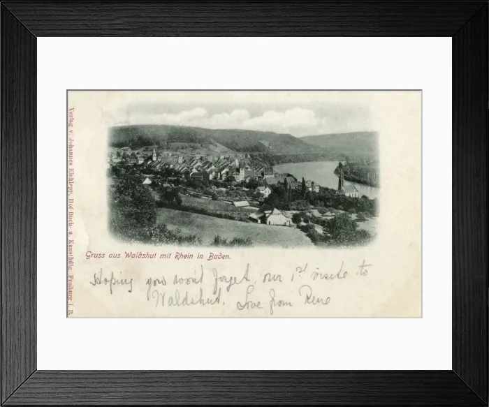 Framed Print : Waldshut-Tiengen, Baden-Wurttemberg, Germany Framed Print : Waldshut-Tiengen, Baden-Wurttemberg, Germany