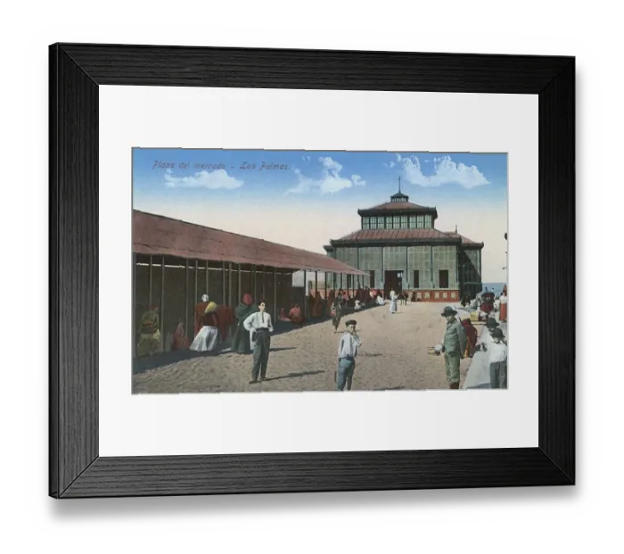 Framed Print : Las Palmas, Spain - Market Square Framed Print : Las Palmas, Spain - Market Square