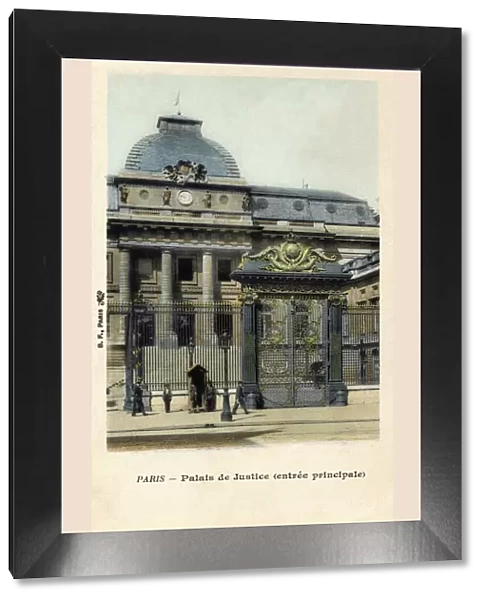 Paris, France - Palais de Justice - Main Entrance