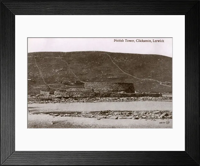 Framed Print : The Broch of Clickimin, Lerwick, Shetland, Scotland Framed Print : The Broch of Clickimin, Lerwick, Shetland, Scotland