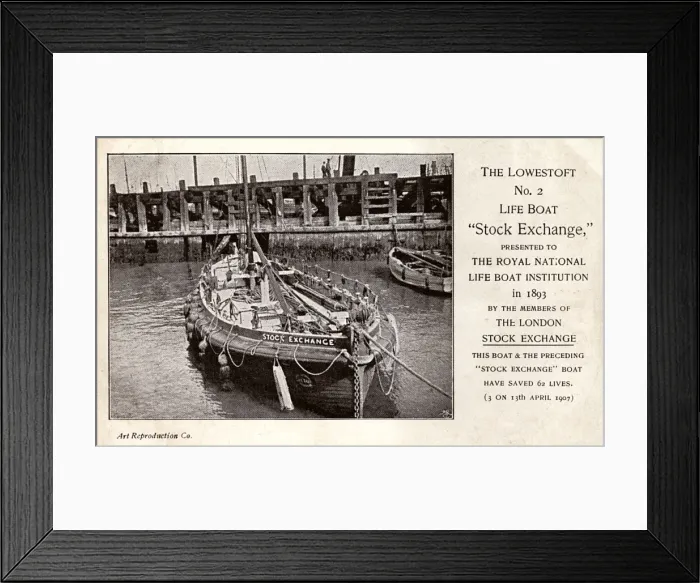 Framed Print : Lowestoft No. 2 Lifeboat Stock Exchange Framed Print : Lowestoft No. 2 Lifeboat Stock Exchange