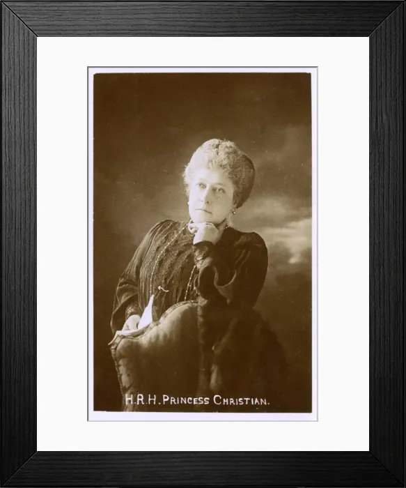 Framed Print : Princess Christian of Schleswig-Holstein Framed Print : Princess Christian of Schleswig-Holstein