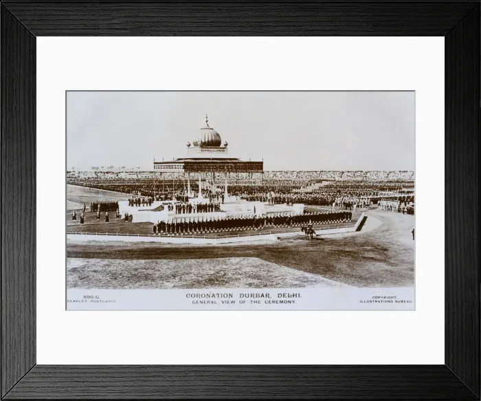 Framed Print : Coronation Durbar, Delhi - General View Framed Print : Coronation Durbar, Delhi - General View
