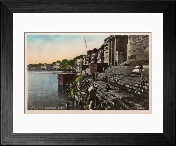 Framed Print : Benares, India - Riverside Ghat Framed Print : Benares, India - Riverside Ghat