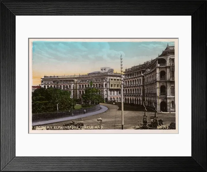 Framed Print : Mumbai, India - Elphinstone Circle No. 2 Framed Print : Mumbai, India - Elphinstone Circle No. 2