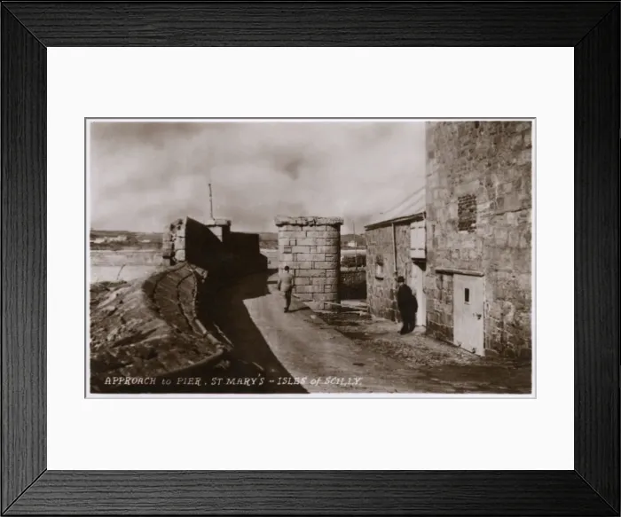 Framed Print : Pier Approach, St. Marys, Isles of Scilly Framed Print : Pier Approach, St. Marys, Isles of Scilly