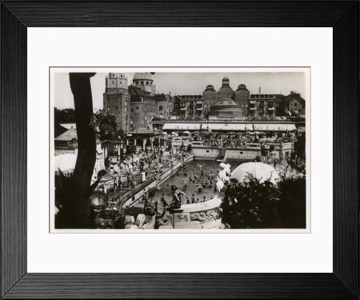 Framed Print : Hungary - Budapest - The Gellert Baths