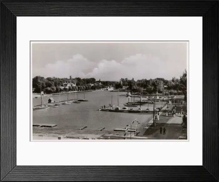 Framed Print : Hungary - Siofok - The Port Framed Print : Hungary - Siofok - The Port