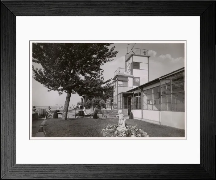 Framed Print : Hungary - Siofok - The M. A. C. Clubhouse Framed Print : Hungary - Siofok - The M. A. C. Clubhouse