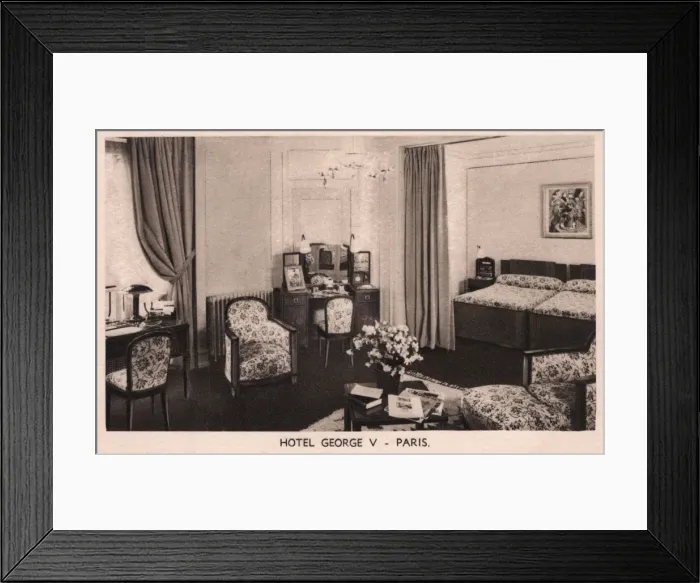 Framed Print : France - Paris - Interior of the Hotel George V Framed Print : France - Paris - Interior of the Hotel George V