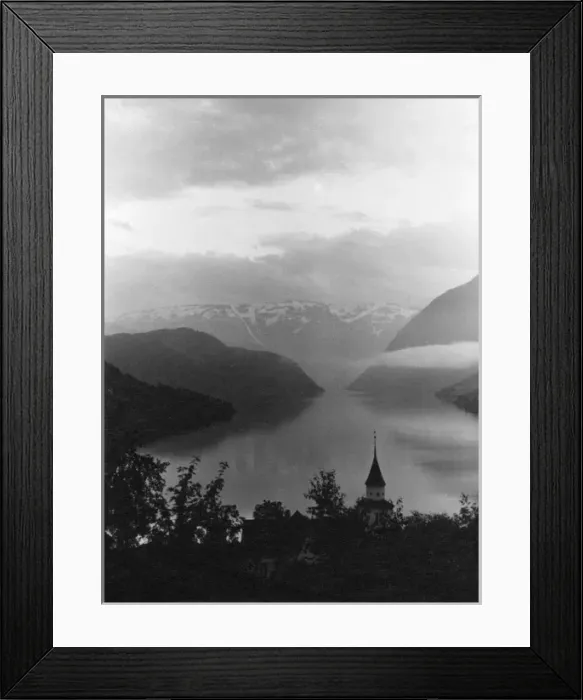 Framed Print : Sorfjorden viewed from above Ulvik, Norway Framed Print : Sorfjorden viewed from above Ulvik, Norway