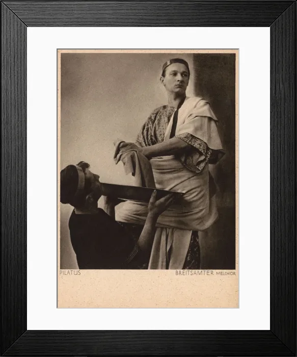 Framed Print : Oberammergau Passion Play - Oberammergau, Bavaria, Germany Framed Print : Oberammergau Passion Play - Oberammergau, Bavaria, Germany