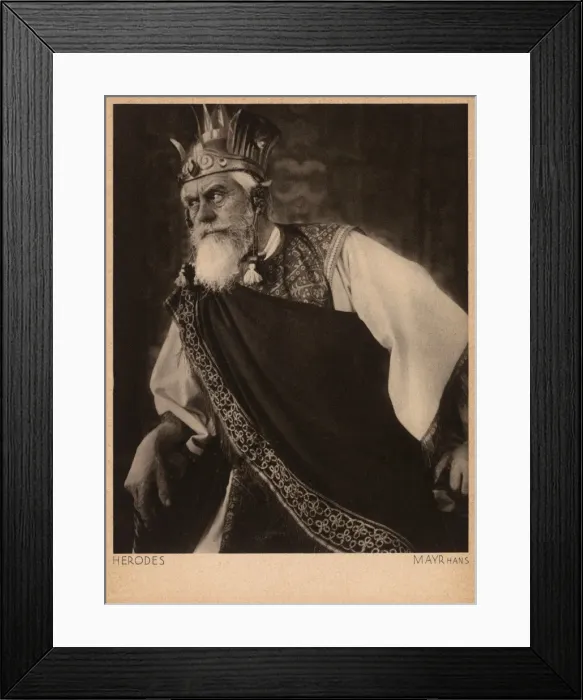 Framed Print : Oberammergau Passion Play - Oberammergau, Bavaria, Germany Framed Print : Oberammergau Passion Play - Oberammergau, Bavaria, Germany