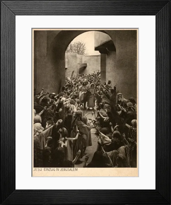 Framed Print : Oberammergau Passion Play - Oberammergau, Bavaria, Germany Framed Print : Oberammergau Passion Play - Oberammergau, Bavaria, Germany