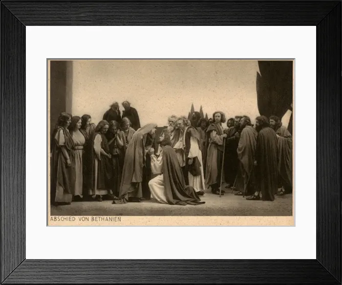 Framed Print : Oberammergau Passion Play - Oberammergau, Bavaria, Germany