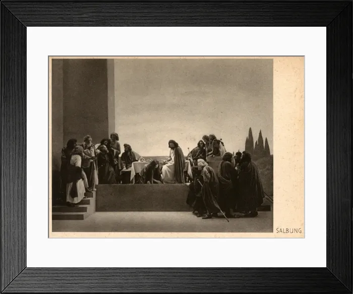 Framed Print : Oberammergau Passion Play - Oberammergau, Bavaria, Germany Framed Print : Oberammergau Passion Play - Oberammergau, Bavaria, Germany
