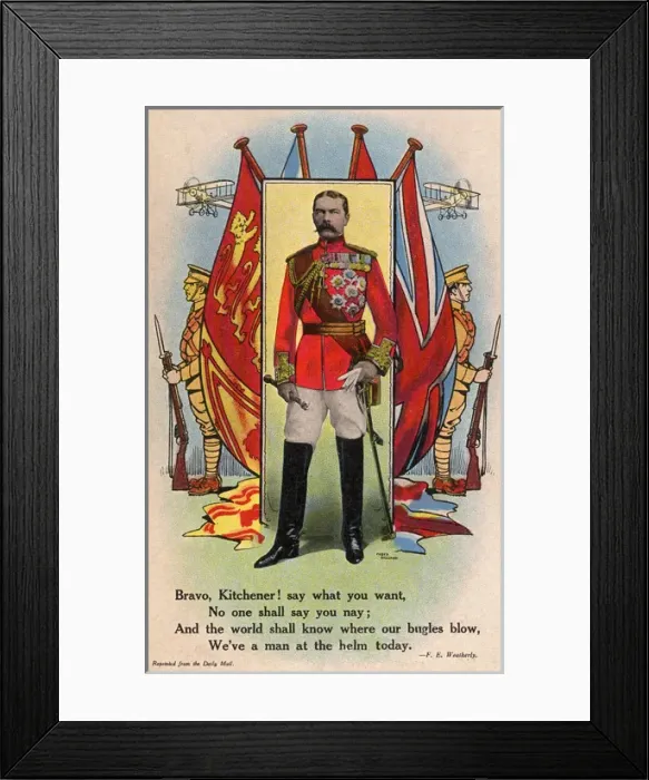 Framed Print : Lord Kitchener - WWI era Framed Print : Lord Kitchener - WWI era