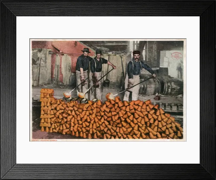Framed Print : Copper Industry in Detroit, Michigan, USA Framed Print : Copper Industry in Detroit, Michigan, USA