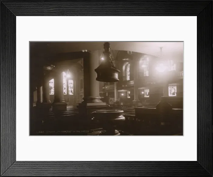 Framed Print : London - Interior of St. Martins in the Fields Framed Print : London - Interior of St. Martins in the Fields