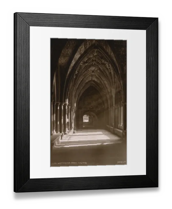 Framed Print : London - The Cloisters of Westminster Abbey Framed Print : London - The Cloisters of Westminster Abbey