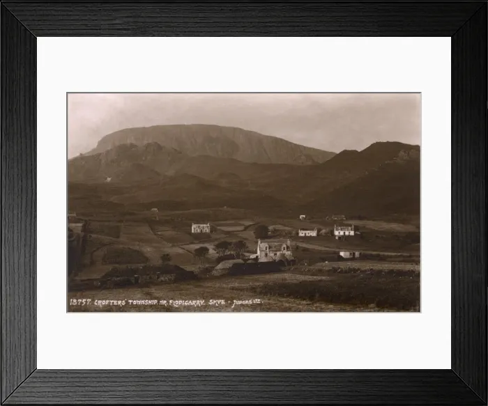 Framed Print : Crofters Township near Flodigarry, Isle of Skye, Scotland Framed Print : Crofters Township near Flodigarry, Isle of Skye, Scotland