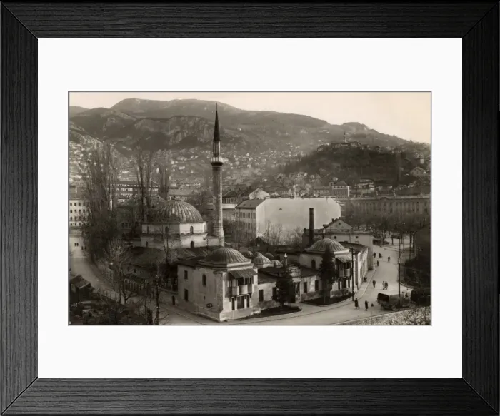 Framed Print : The Emperors Mosque in Sarajevo, Bosnia and Herzegovina Framed Print : The Emperors Mosque in Sarajevo, Bosnia and Herzegovina