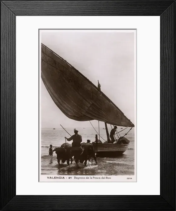 Framed Print : The return of the fishing trawler - Valencia, Spain Framed Print : The return of the fishing trawler - Valencia, Spain