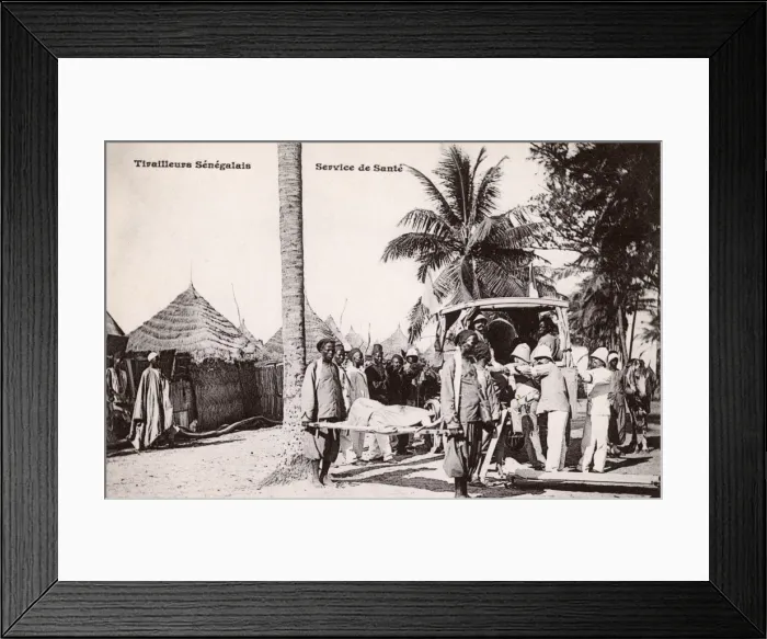 Framed Print : Senegalese Sharpshooters - Medical Team Framed Print : Senegalese Sharpshooters - Medical Team