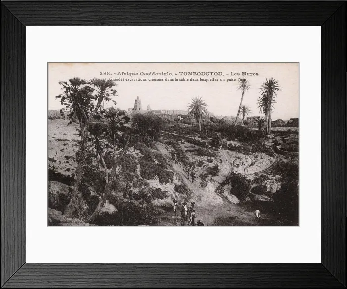 Framed Print : Mali - Timbuktu - The Ponds (Mares) Framed Print : Mali - Timbuktu - The Ponds (Mares)