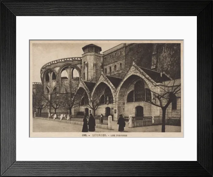 Framed Print : The HNDL Piscines, Lourdes, France Framed Print : The HNDL Piscines, Lourdes, France