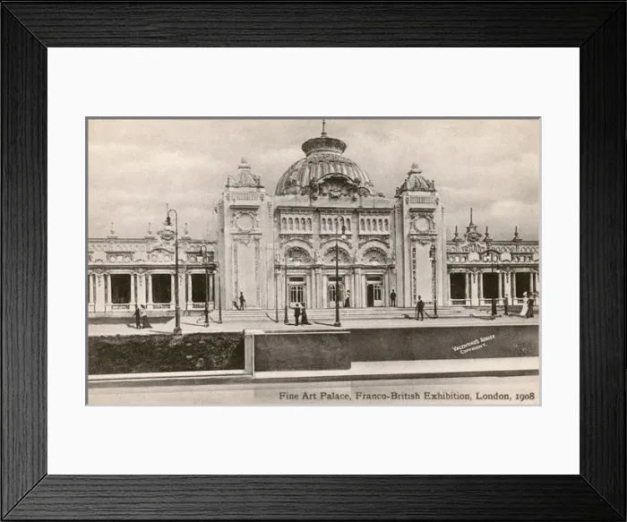 Framed Print : Franco-British Exhibition, White City - Fine Art Palace