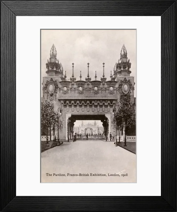 Framed Print : Franco-British Exhibition, White City, London - The Pavilion Framed Print : Franco-British Exhibition, White City, London - The Pavilion