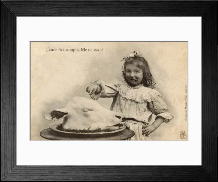Framed Print : I really like Veals head Framed Print : I really like Veals head